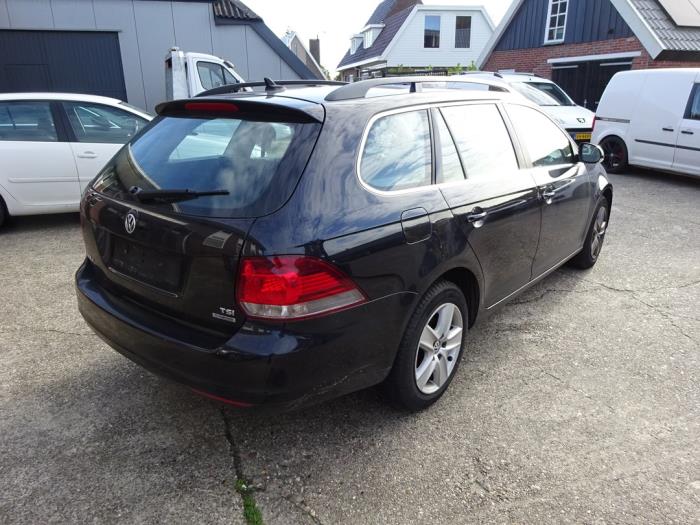 Volkswagen Golf VI Variant 1.2 TSI BlueMotion Sloopvoertuig (2010, Zwart)