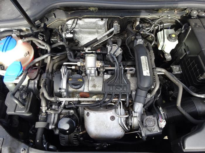 Volkswagen Golf VI Variant 1.2 TSI BlueMotion Sloopvoertuig (2010, Zwart)