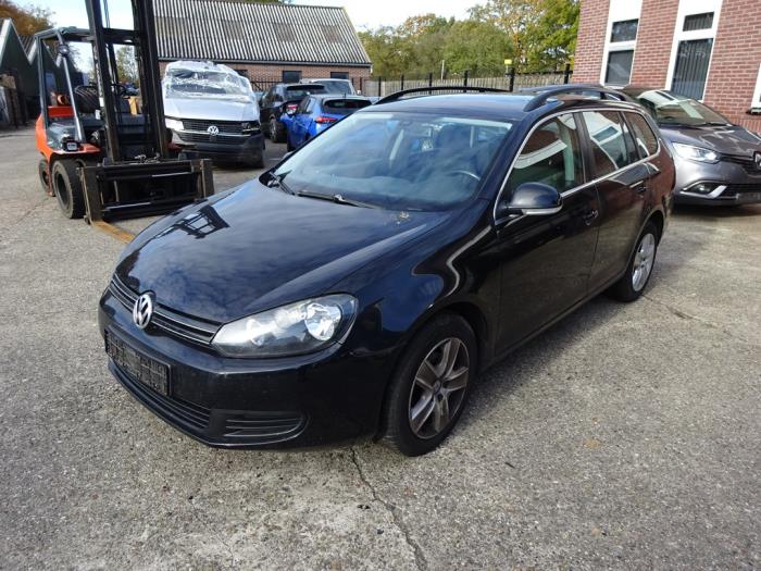 Volkswagen Golf VI Variant 1.2 TSI BlueMotion Sloopvoertuig (2010, Zwart)