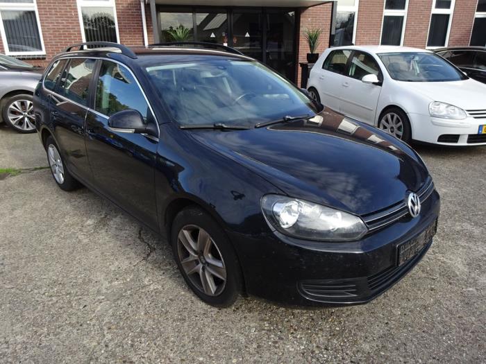 Volkswagen Golf VI Variant 1.2 TSI BlueMotion Sloopvoertuig (2010, Zwart)