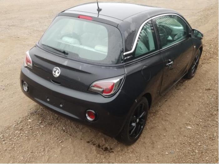 Opel Adam 1.2 16V Schadevoertuig (2013, Zwart)