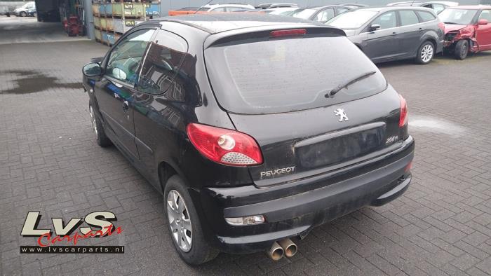 Peugeot 206+ 1.4 XS Sloopvoertuig (2010, Metallic, Zwart)