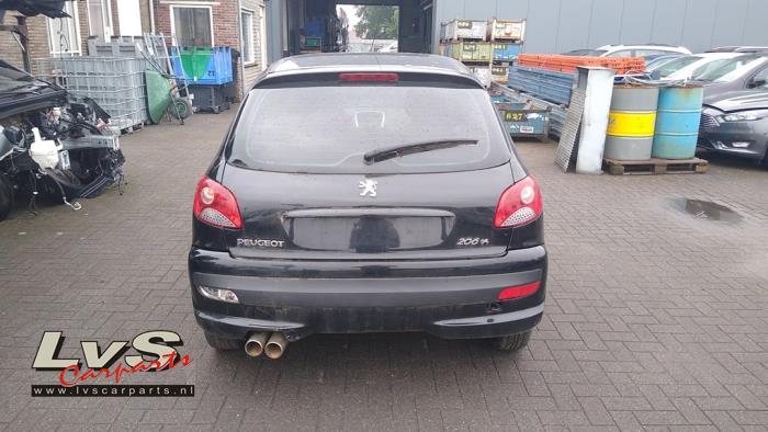 Peugeot 206+ 1.4 XS Sloopvoertuig (2010, Metallic, Zwart)