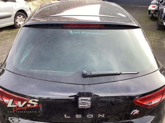 Seat Leon 1.4 TSI ACT 16V Samochód złomowany (2017, Czarny)