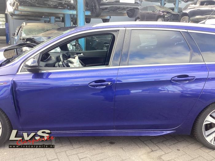 Peugeot 308 SW 2.0 GT HDi, Blue HDi 16V Skrotfordon (2016, BLAUW)