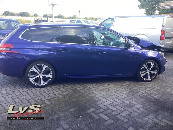 Peugeot 308 SW 2.0 GT HDi, Blue HDi 16V Skrotfordon (2016, BLAUW)