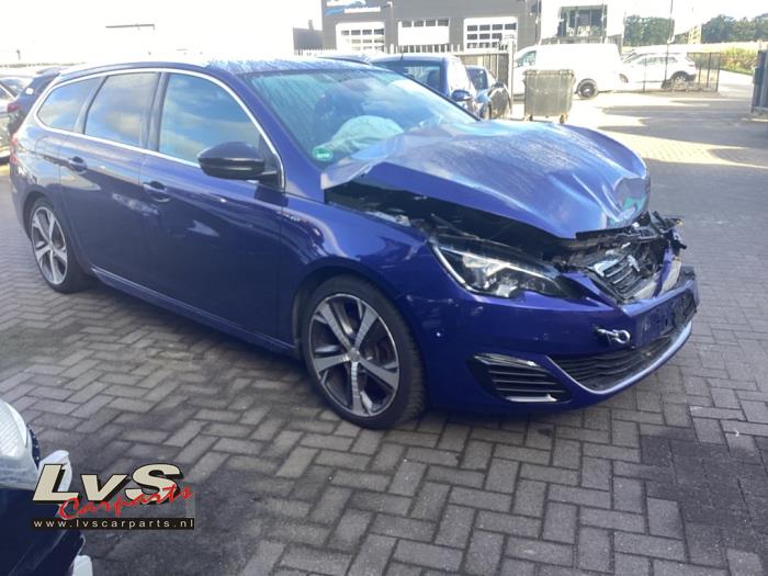 Peugeot 308 SW 2.0 GT HDi, Blue HDi 16V Skrotfordon (2016, BLAUW)