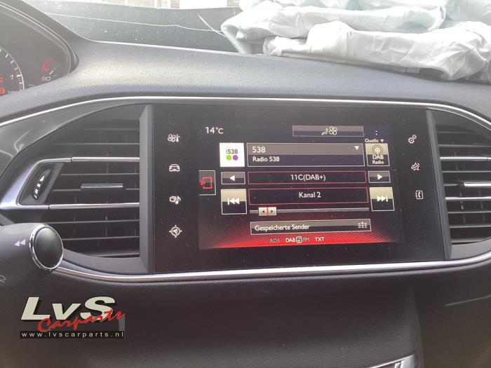 Peugeot 308 SW 2.0 GT HDi, Blue HDi 16V Skrotfordon (2016, BLAUW)