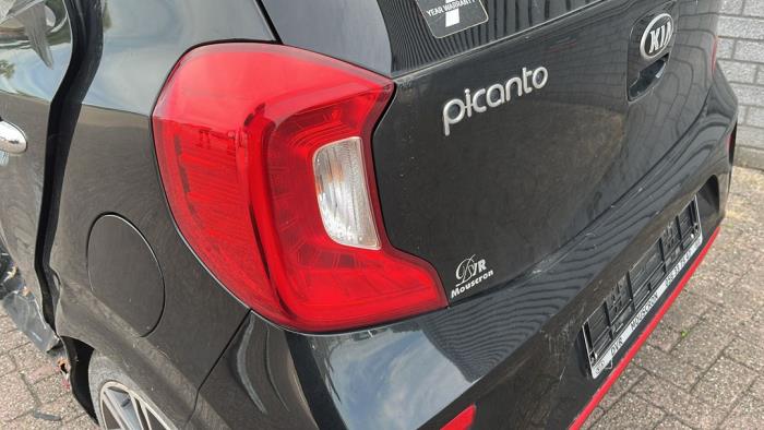 Kia Picanto 1.2 CVVT 16V Sloopvoertuig (2018, Zwart)