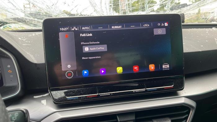 Seat Leon 1.4 TSI e-HYBRID 204 16V Samochód złomowany (2020, Metalik, Czarny)