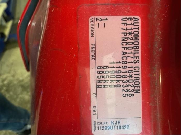 Citroen C1 1.0 12V Skrotfordon (2008, ROOD)