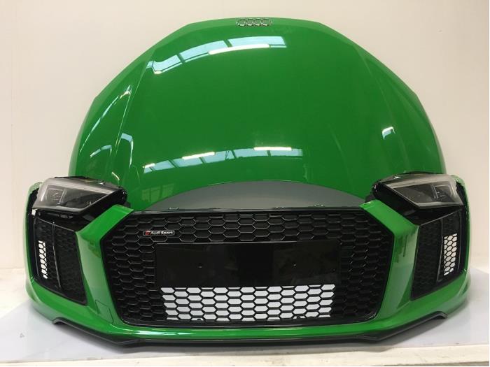 Audi R8 Spyder 5.2 V10 Plus Quattro Skrotfordon (2018, GROEN GROE)