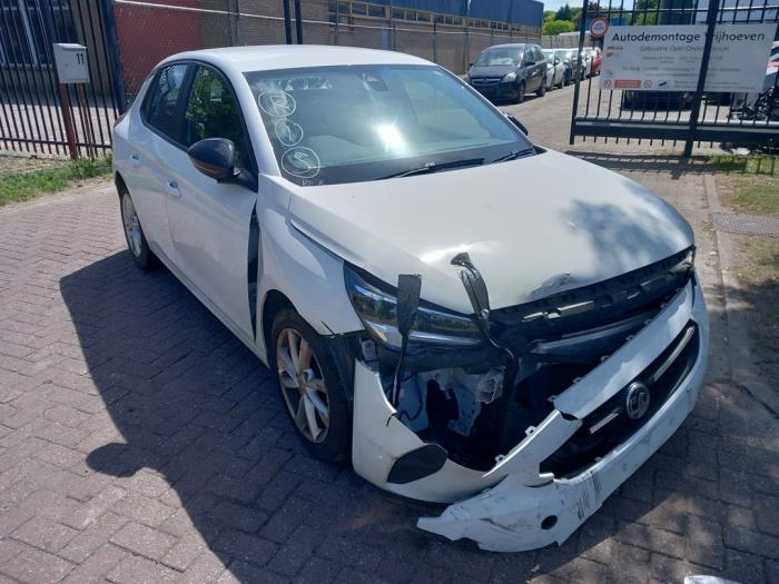 Opel Corsa F 1.2 Turbo 12V 100 Samochód złomowany (2020, Bialy, Bialy)