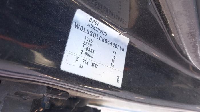 Opel Corsa D 1.4 16V Twinport Sloopvoertuig (2008, Zwart)