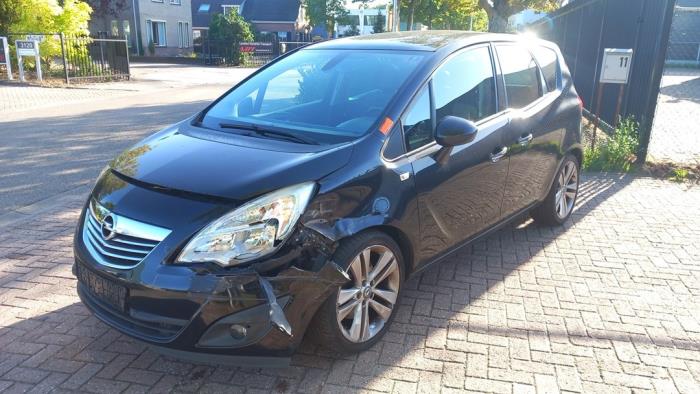 Opel Meriva 1.4 Turbo 16V Ecotec Sloopvoertuig (2011, Zwart, Saffierzwart)