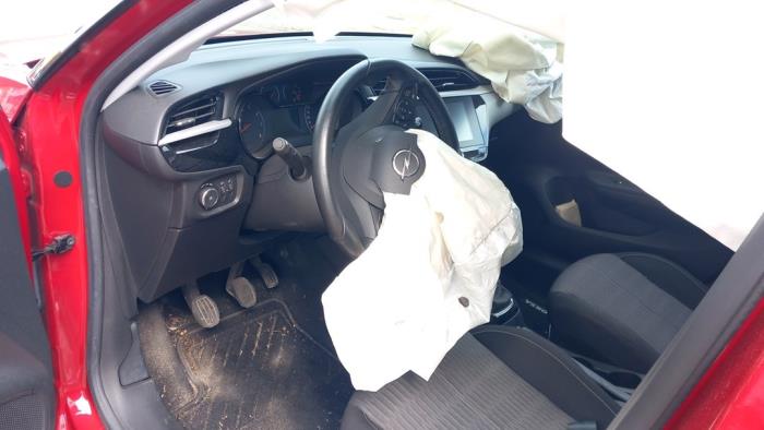 Opel Corsa F 1.2 Turbo 12V 100 Sloopvoertuig (2020, Rood, Zwart)