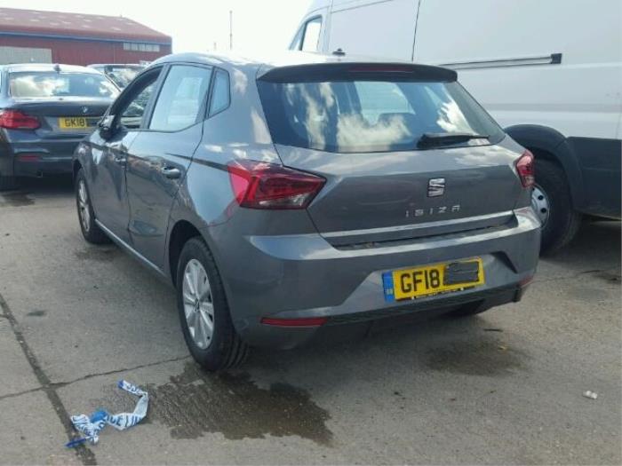 Seat Ibiza V 1.0 12V Samochód złomowany (2018, Szary)