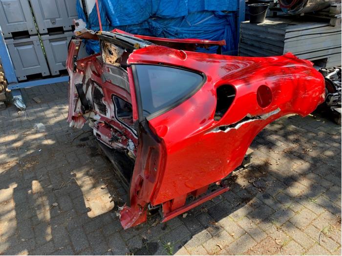 Ferrari F430 Skrotfordon (2005, DONKER ROOD)