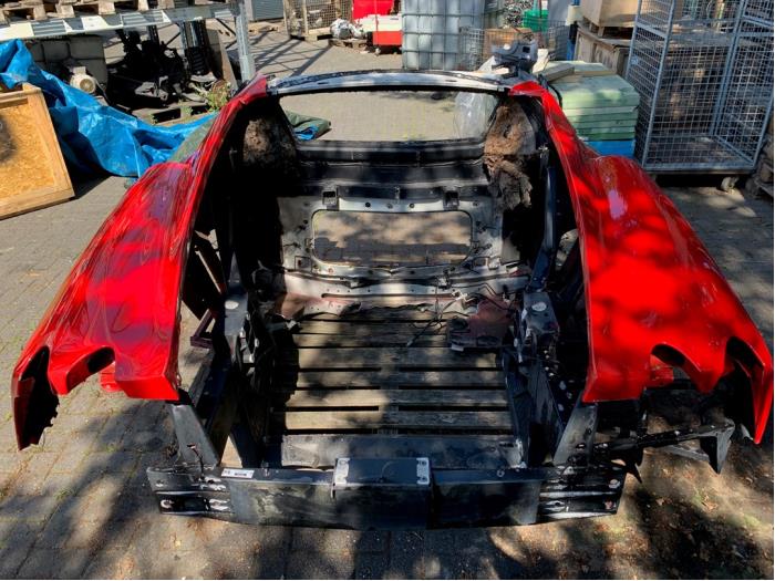 Ferrari F430 Skrotfordon (2005, DONKER ROOD)