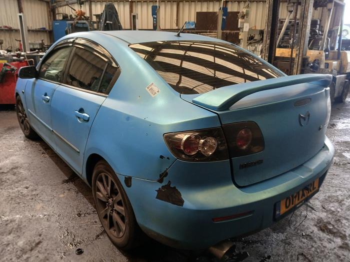 Mazda 3 1.6i 16V Skrotfordon (2007, BLAUW)