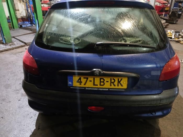 Peugeot 206 1.4 XR,XS,XT,Gentry Sloopvoertuig (2002, Blauw)
