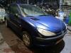 Peugeot 206 1.4 XR,XS,XT,Gentry Sloopvoertuig (2002, Blauw)