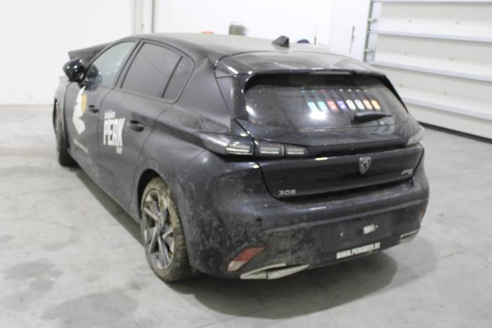 Peugeot 308 1.5 Blue HDi 130 16V Samochód złomowany (2022, Czarny)