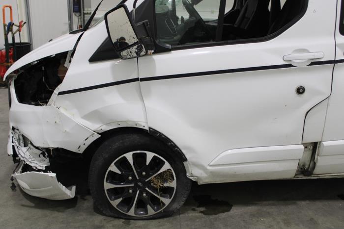 Ford Transit Custom 2.0 TDCi 16V Eco Blue 185 Samochód złomowany (2020, Rózowy, Bialy)