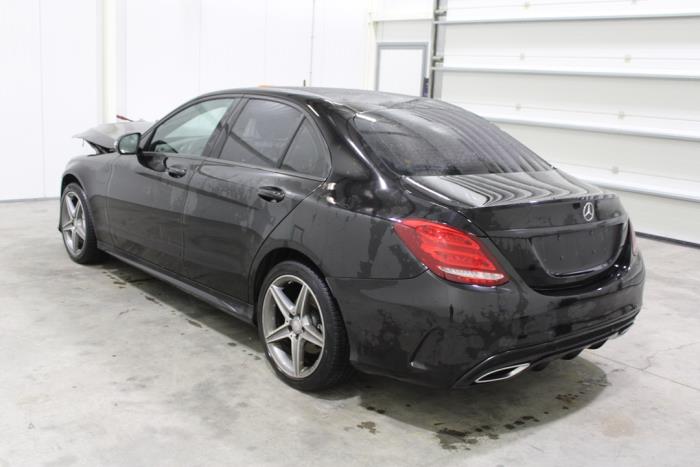 Mercedes C C-220 2.2 CDI BlueTEC, C-220 d 16V Skrotfordon (2016, ZWART)