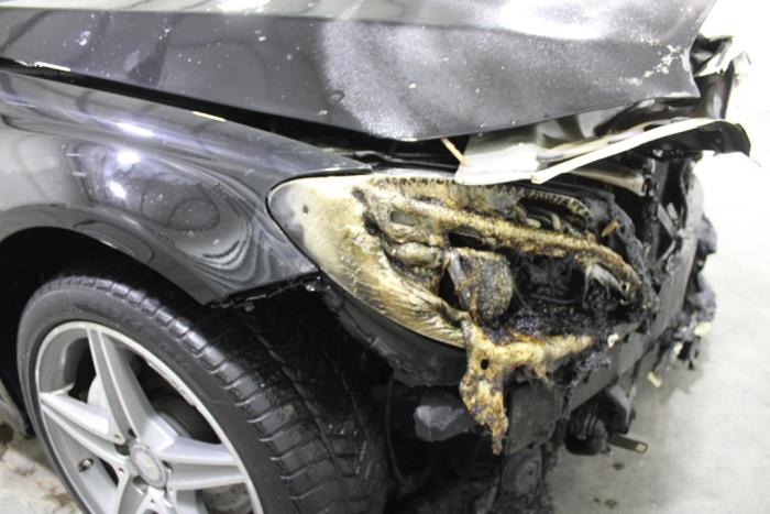 Mercedes C C-220 2.2 CDI BlueTEC, C-220 d 16V Skrotfordon (2016, ZWART)