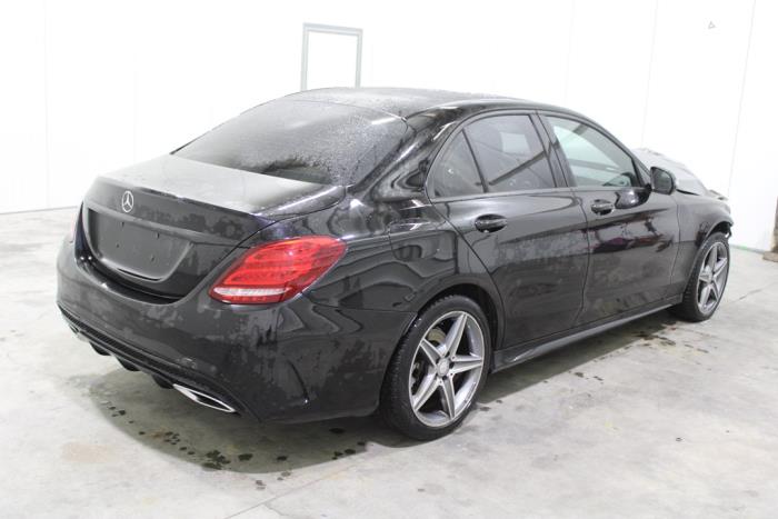 Mercedes C C-220 2.2 CDI BlueTEC, C-220 d 16V Skrotfordon (2016, ZWART)