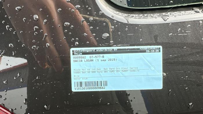 Dacia Logan MCV II/Sandero Wagon 0.9 TCE 12V Occasion (2015, Zwart)