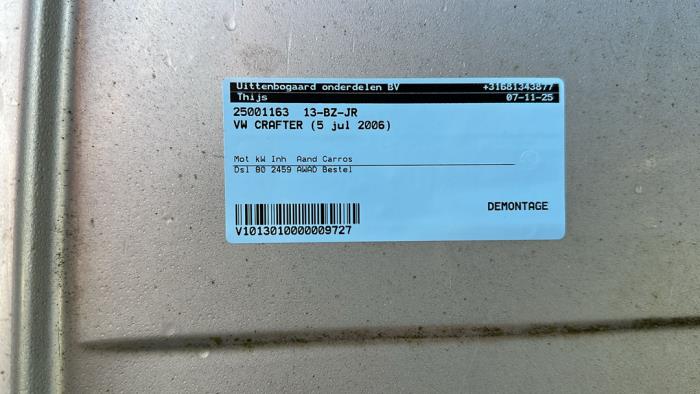 Volkswagen Crafter 2.5 TDI 30/32/35/46/50 Sloopvoertuig (2006)
