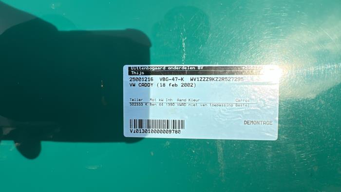 Volkswagen Caddy II 1.4 Sloopvoertuig (2002, Graniet)