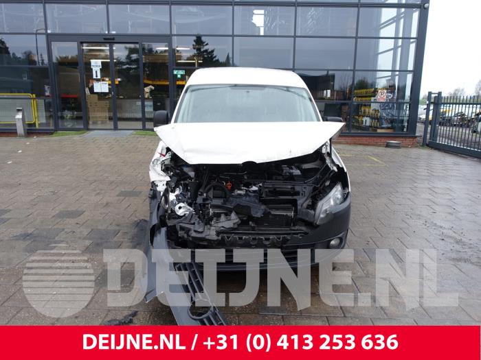 Volkswagen Caddy III 1.6 TDI 16V Samochód złomowany (2013, Bialy)
