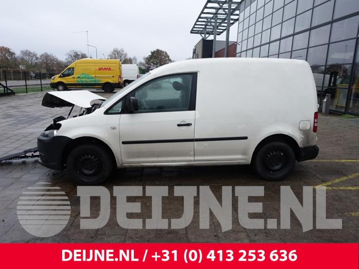 Volkswagen Caddy III 1.6 TDI 16V Samochód złomowany (2013, Bialy)