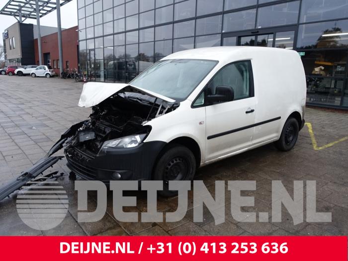 Volkswagen Caddy III 1.6 TDI 16V Samochód złomowany (2013, Bialy)