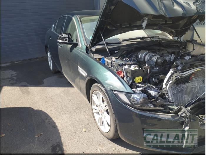Jaguar XE 2.0d 180 16V Samochód złomowany (2016, Zielony)