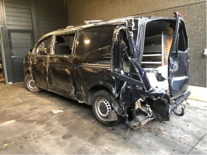 Volkswagen Transporter/Caravelle T6 2.0 TDI 150 California 4Motion Sloopvoertuig (2018, Donker, Blauw)