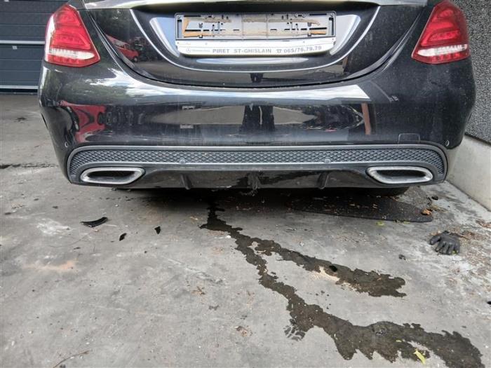 Mercedes C C-180 1.6 CDI BlueTEC, C-180 d 16V Samochód złomowany (2016, Czarny)