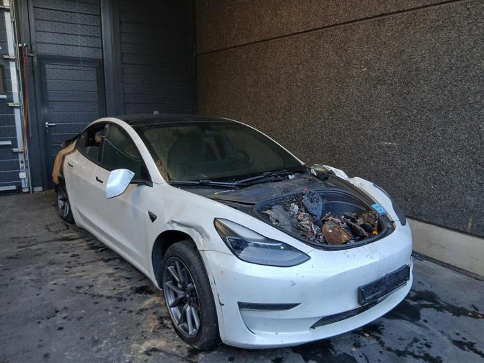 Tesla Model 3 Long Range AWD 75 kWh Sloopvoertuig (2021, Wit)