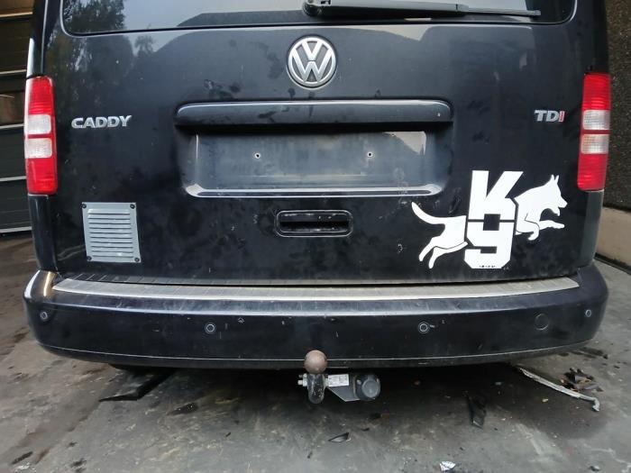 Volkswagen Caddy III 1.6 TDI 16V Samochód złomowany (2012, Czarny)