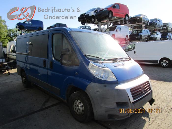 Fiat Ducato 2.3 D 120 Multijet Samochód złomowany (2007, Niebieski)