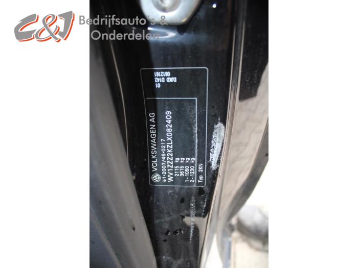 Volkswagen Caddy IV 1.4 TSI 16V Sloopvoertuig (2020, Zwart)