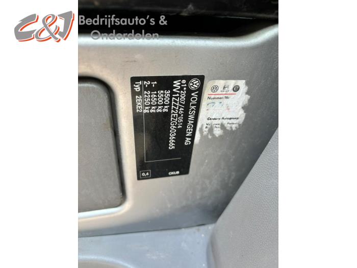 Volkswagen Crafter 2.0 BiTDI Samochód złomowany (2016, Srebrny)