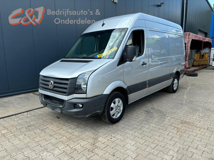 Volkswagen Crafter 2.0 BiTDI Samochód złomowany (2016, Srebrny)