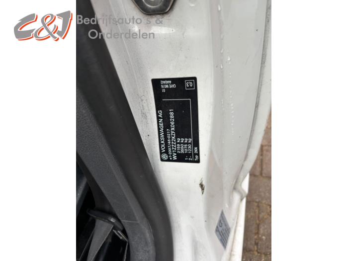 Volkswagen Caddy III 1.6 TDI 16V Sloopvoertuig (2014, Wit)