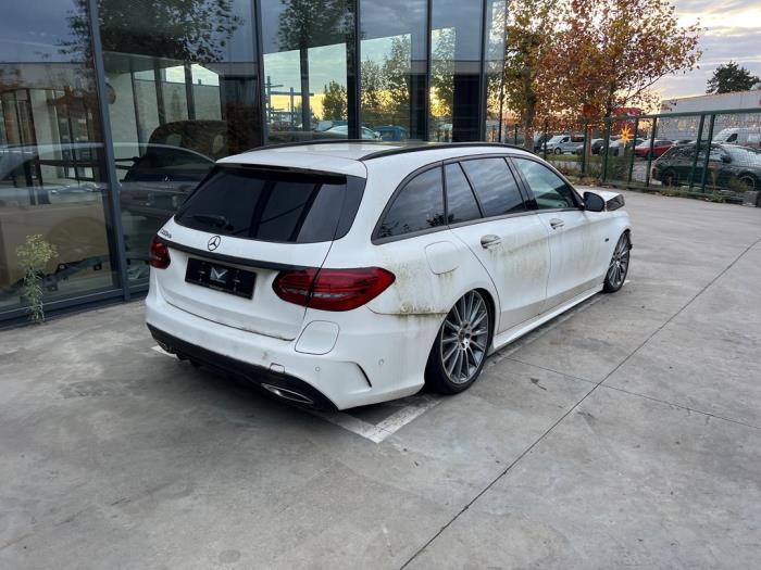 Mercedes C Estate C-300de 2.0 Turbo 16V Sloopvoertuig (2019, Wit)