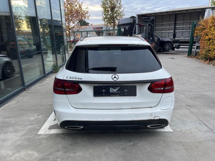 Mercedes C Estate C-300de 2.0 Turbo 16V Sloopvoertuig (2019, Wit)