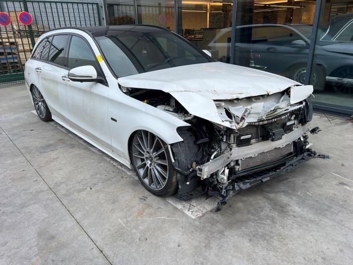 Mercedes C Estate C-300de 2.0 Turbo 16V Sloopvoertuig (2019, Wit)